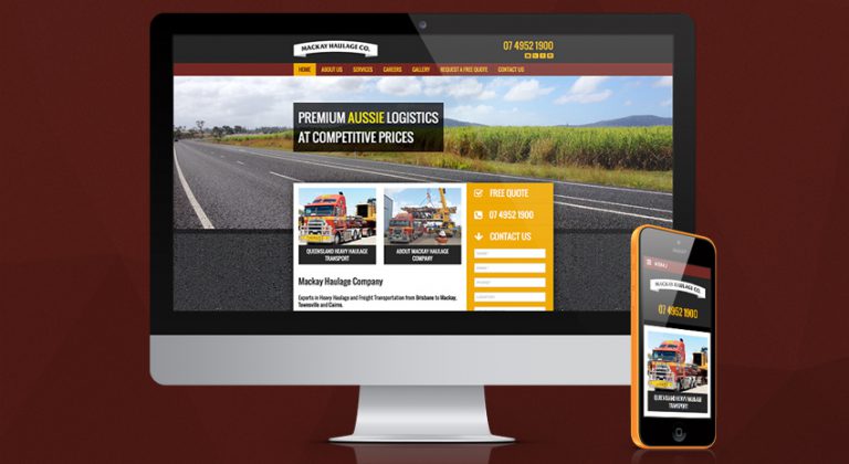 Mackay Haulage Company - Brisbane Web Design - OnePoint Software Solutions