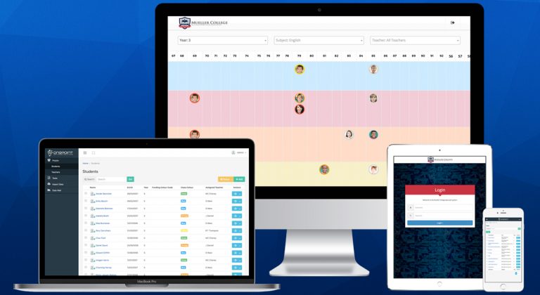 Mueller College Student Management System & Data Wall, Custom Software Brisbane Australia - OnePoint Software Solutions