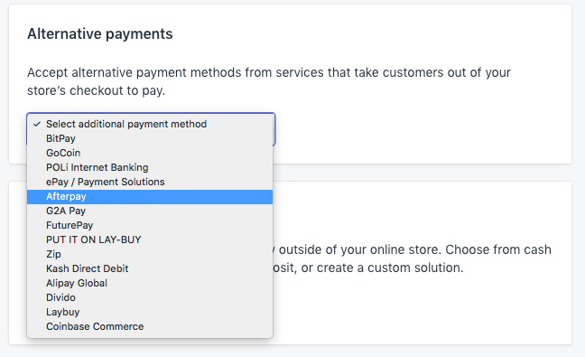 How to Integrate Afterpay With Shopify - OnePoint Software Solutions: Brisbane Web Design ...