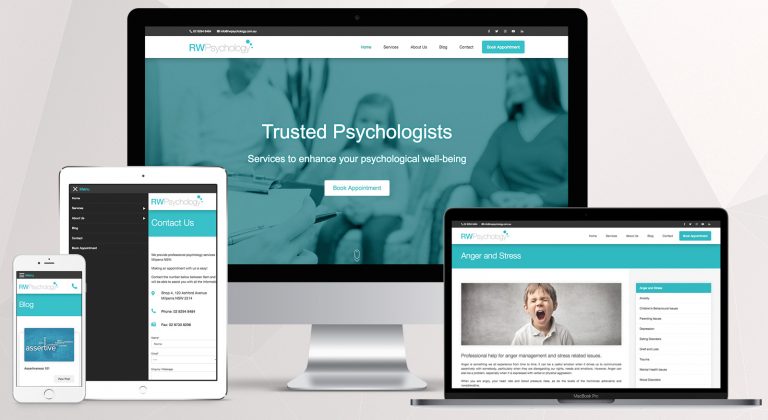 rwpsychology-springfield-website-design-brisbane-onepoint-software-solutions