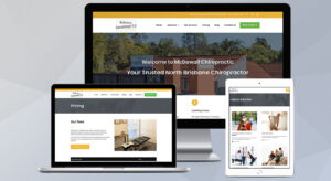 McDowall Chiropractic - OnePoint Solutions - Website Design Brisbane QLD Australia