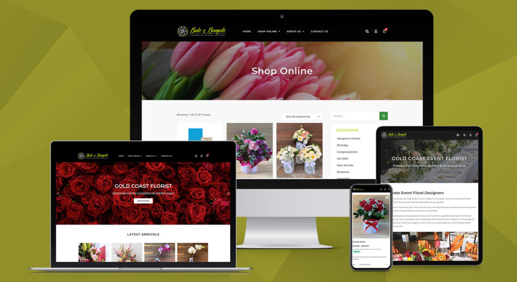 buds-2-bouquets-website-design-brisbane-coomera-florist-onepoint-software-solutions