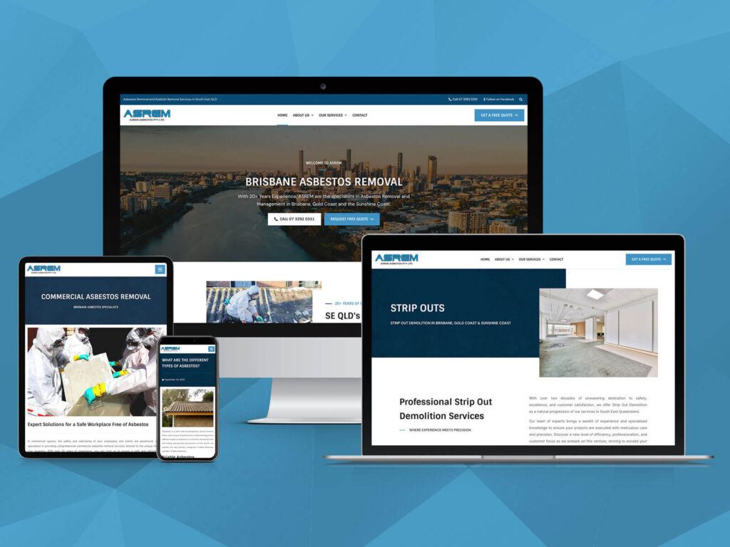 ASREM - Website Design Agency Brisbane - OnePoint Solutions