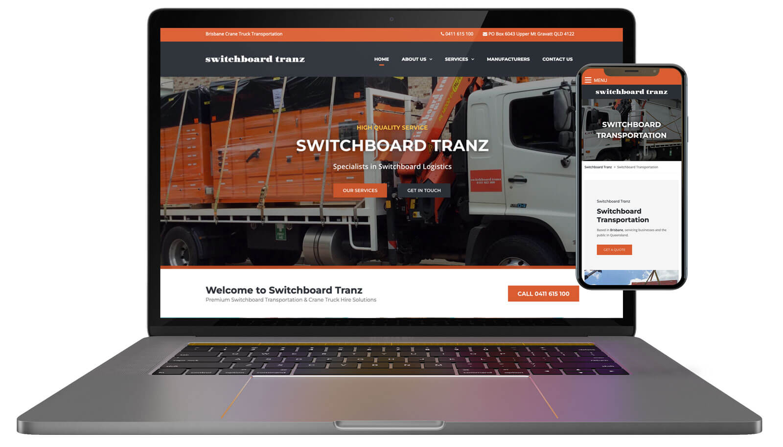 Switchboard Tranz - Tradie Website Design Brisbane by OnePoint Solutions
