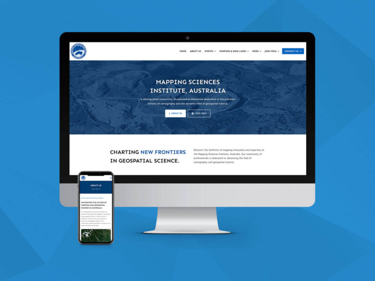Mapping Sciences Institute Australia Website by Brisbane Web Design Agency OnePoint Solutions
