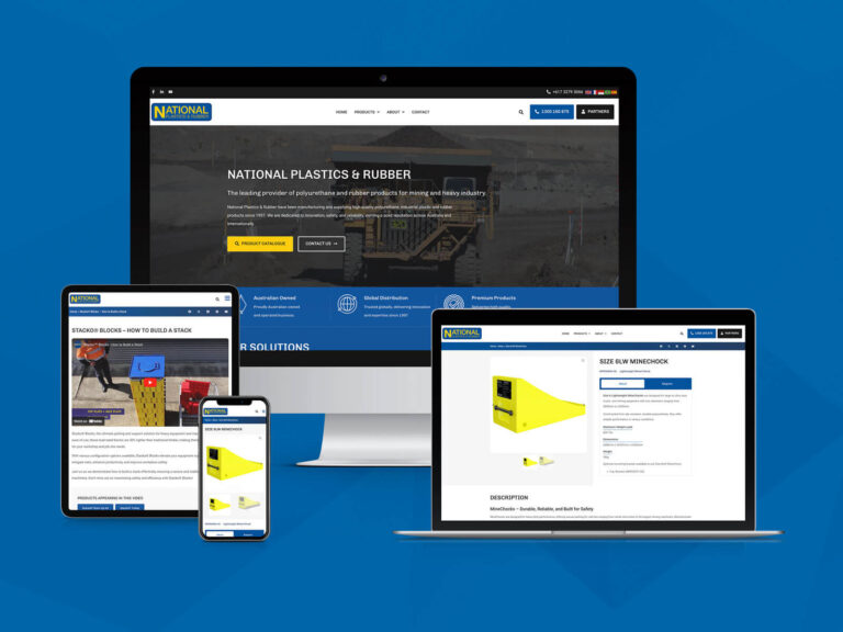 National Plastics & Rubber by Brisbane Website Design Agency OnePoint Solutions