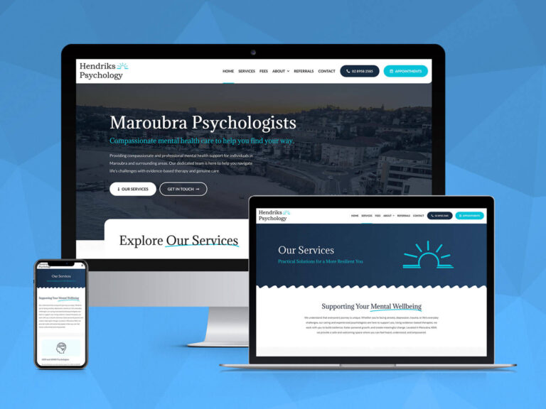 Website Launch - Hendriks Psychology Maroubra NSW - OnePoint Solutions