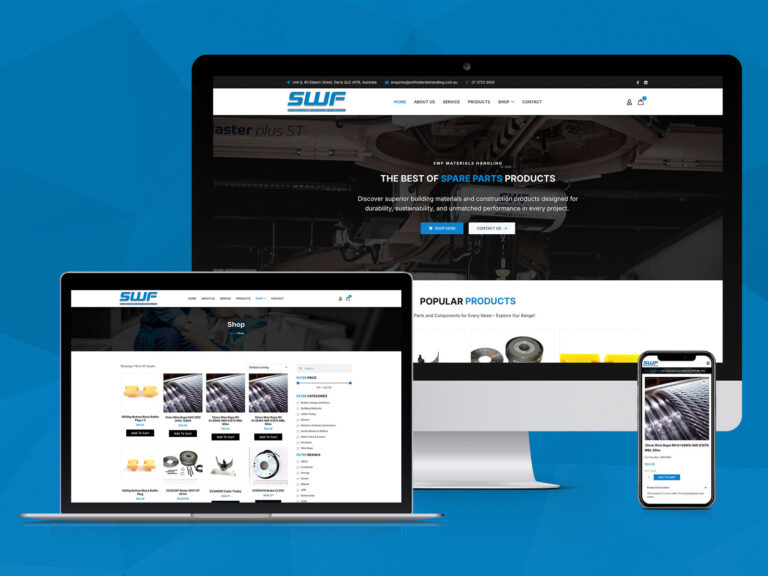 Website Launch - SWF Materials Handling QLD - OnePoint Solutions